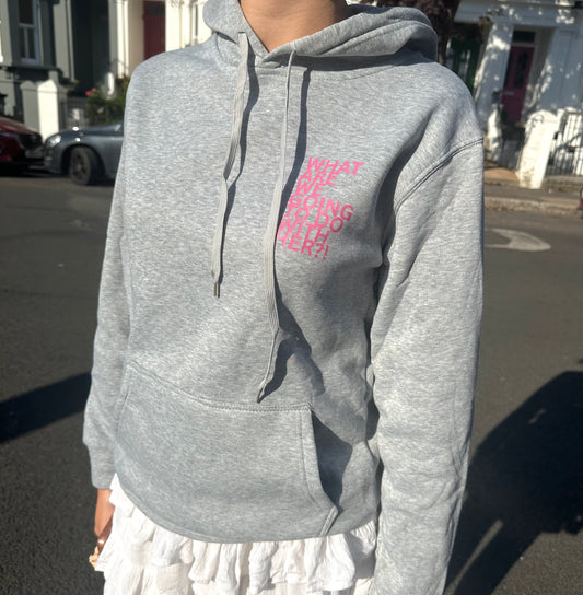 “What are we going to do with her?!” Hoodie